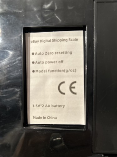 NEW! EBAY Digital Postal Kitchen Scale Portable Battery TableTop 20lb Capacity - Picture 5 of 5
