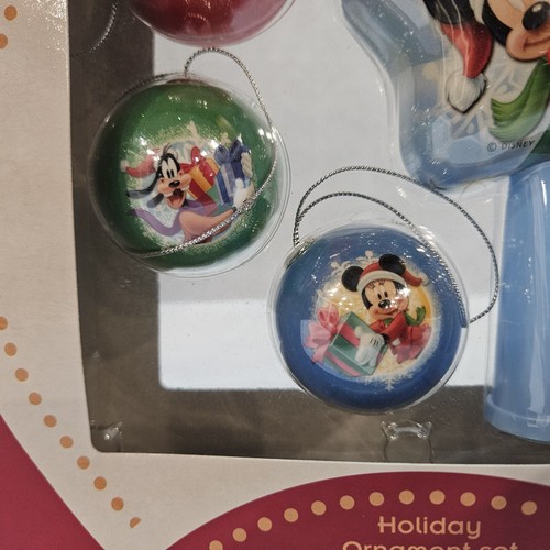 Juego de 3 adornos Disney Mickey Mouse con adorno en caja original - Imagen 8 de 9