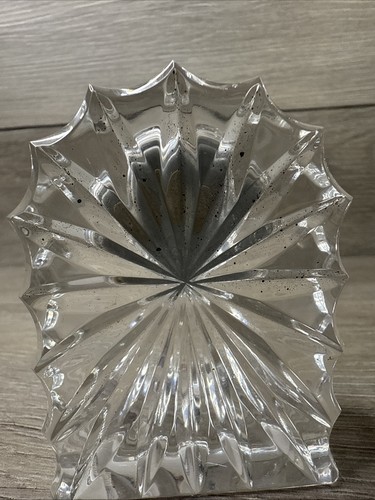 Waterford Crystal Mantle Clock With Roman Numerals Glass Vintage Style JJ3821 - Picture 7 of 9