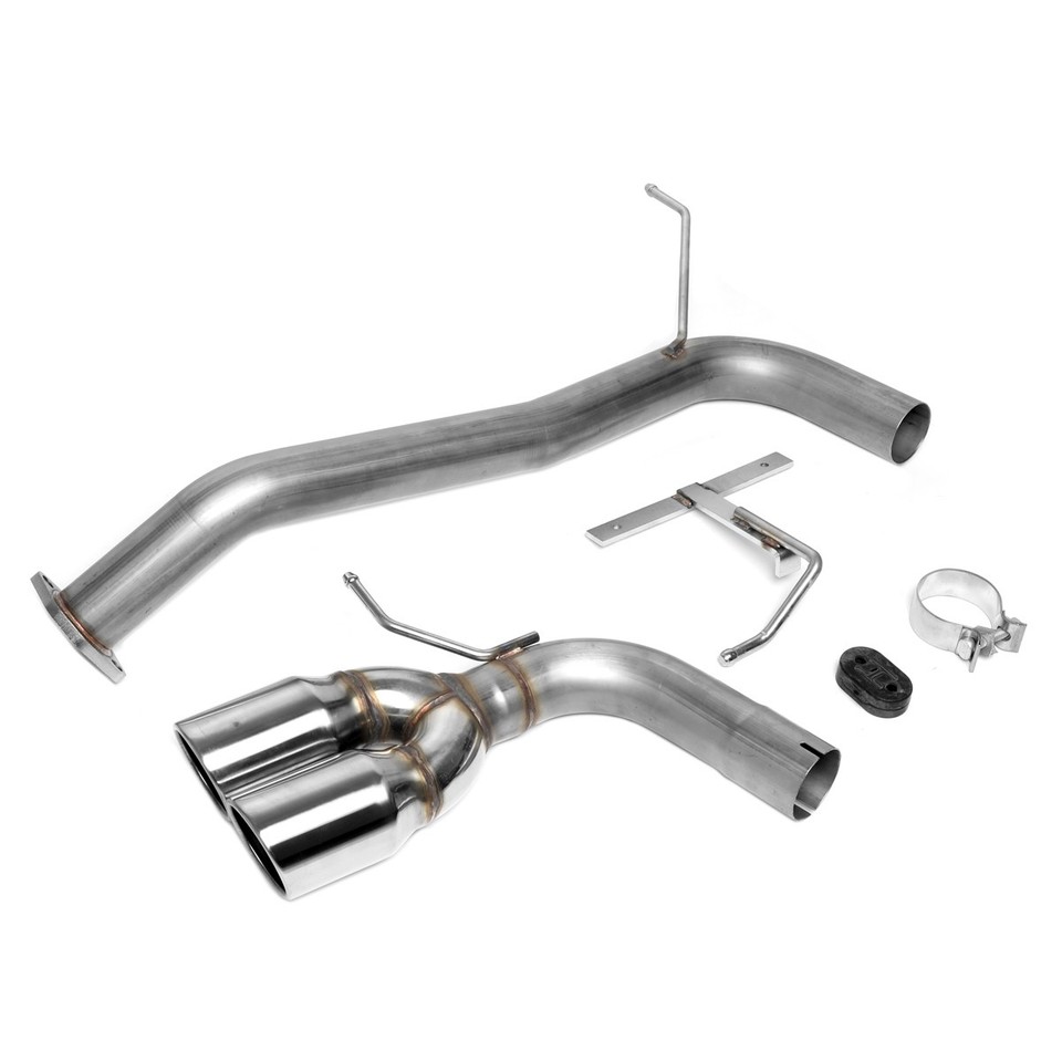 For 18-20 Ford Mustang 5.0L Stainless Steel 4 Muffler Tip Axle