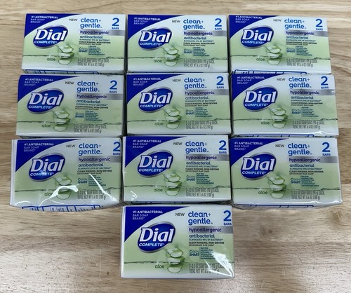 Posten 20 Riegel Zifferblatt komplett sauber + sanfte hypoallergene antibakterielle Seife