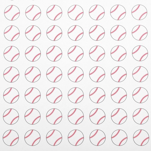 20 Sheets Baseball-Etikettenaufkleber Baseballaufkleber Für Wasserflaschen - Afbeelding 3 van 12