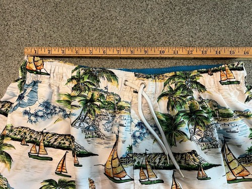 Croft & Barrow Mens Summer Swim Trunk Size Large Tall 2 Pair Tropical And Floral - Picture 17 of 17
