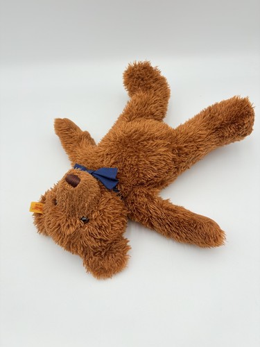 Steiff Edgar Teddy Bear Plush Blue Bow Tie German 022487 - 12" - Picture 4 of 8
