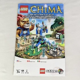 LEGO Legends of Chima Set Game INSTRUCTIONS MANUALS ONLY Lot of 2 - 70225 50006