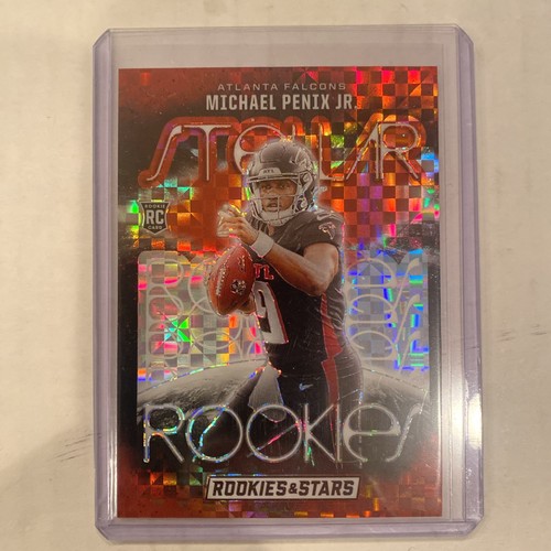 2024 Panini Rookies & Stars - Stellar Rookies Michael Penix Jr. #SR-MPJ Red...