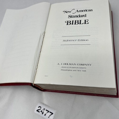 New American Standard Bible Reference Edition Concordance - 1973 Holman - Picture 12 of 21