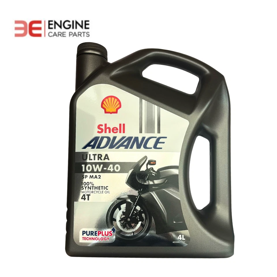 Shell Advance Ultra 10W-40 4T Moto Aceite Totalmente Sintético 4 Litro 4L - Imagen 3 de 4