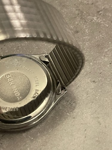 Sekonda Silver Tone Analogue Watch (Working) 03750 Vintage Bracelet classic 312 - Picture 9 of 11