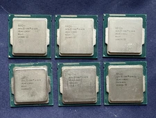 LOT OF 6 Intel Core i5  4th Generation  Desktop CPU • LGA1150 Socket H3