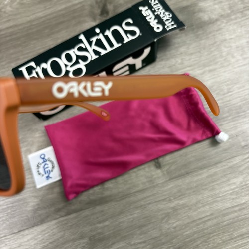NUEVO Gafas de sol Oakley Frogskins mate jengibre PRIZM OO9013-M1 - Imagen 7 de 12