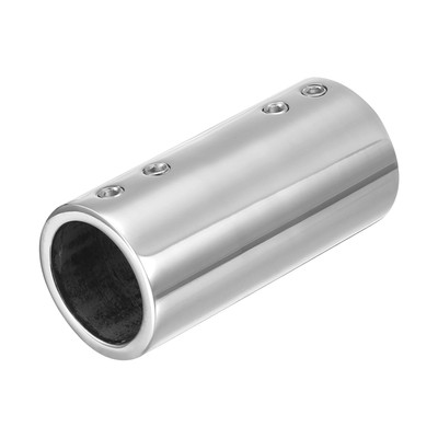 Gerader Rohrverbinder, Edelstahl 2-Wege 70mm Länge für 22mm OD Handlauf Geländer