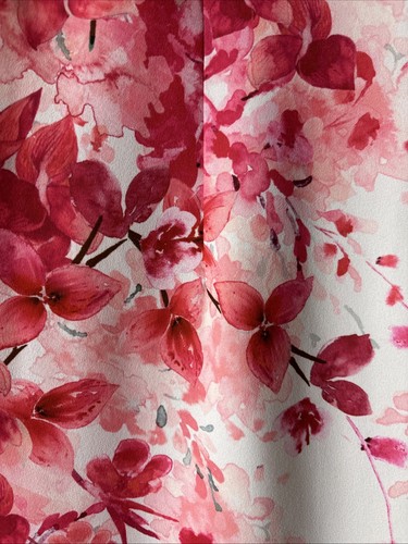 Jacque Vert White Pink Floral Shift Dress Size UK 18 - Picture 3 of 13