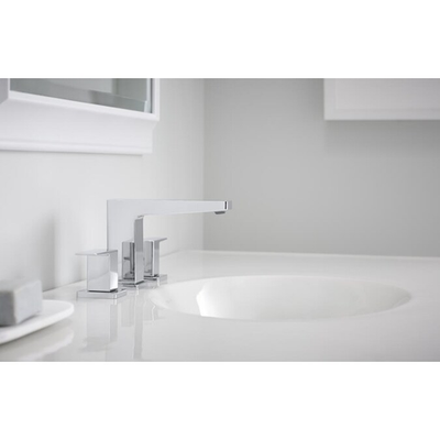 #ad KOHLER K 24857 4 CP Honesty Polished Chrome 2 Handle Widespread Bathroom Sink $400.50