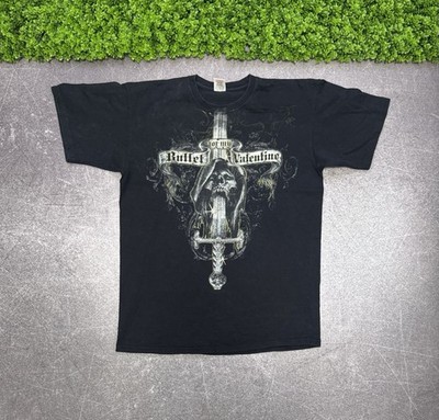 Bullet For My Valentine Vintage Y2k Band Skull Tee Rock Hype