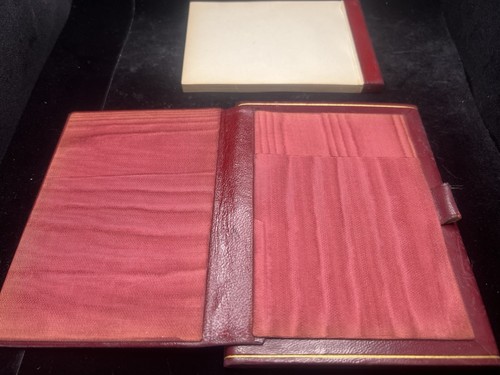 🔴 Base penna stilografica sfera set scrivania porta penna stile Cartier pelle - Imagen 15 de 18