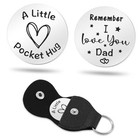 Pocket Hug Token Gift for Women Men Boy Girl Relationship Keychain Dad Gifts
