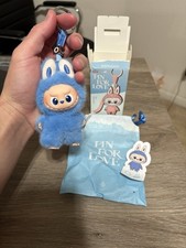 POP MART Labubu V4 The Monsters Pin For Love Alphabet Plush Pendant - Letter O