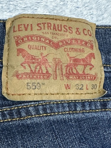 Levis 559 Relaxed Straight Blue Denim Jeans Herren Etikett Gr. 32x30 passt 32x29 Hip Hop - Bild 16 von 18