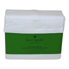 Kate Spade New York 4 Piece Queen Sheet Set 300 Thread Count 100% Cotton White