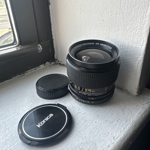 Konica Hexanon AR 35mm f2.8 Manual Focus Objektiv für AR-Mount - lesen