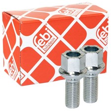 Radbolzen 2 x FEBI Radschrauben 46627 für Audi 80 A2 Seat Ibiza VW Golf Passat