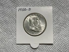 1950 -D Franklin Half Dollar .