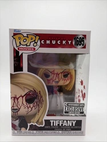 TIFFANY - Bride of Chucky Funko POP! Movies 1695 Bloody EE Exclusive W Protector