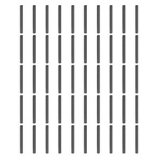 50Pcs 2mm x 20mm Dowel Pins, 304 Stainless Steel Shelf Support Pegs, Black