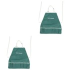  2 stücke Leinwand Gartenarbeit Schürze Premium Gartenarbeit Schürze