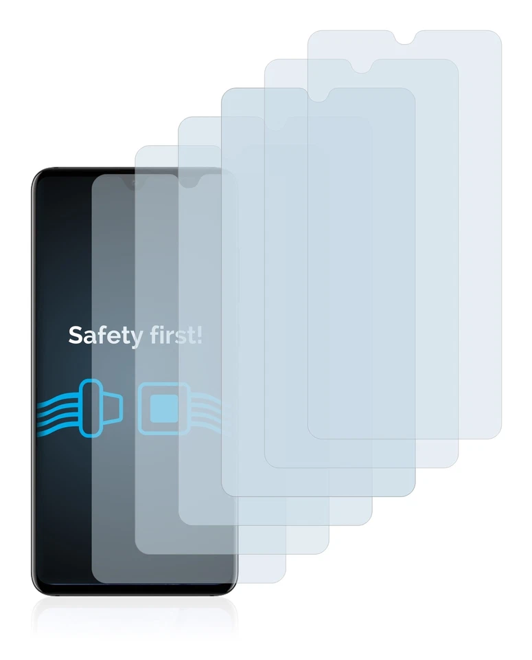 6x Savvies Film Protection Ecran pour Huawei Mate 20 Film Protecteur Clair - Photo 2/4