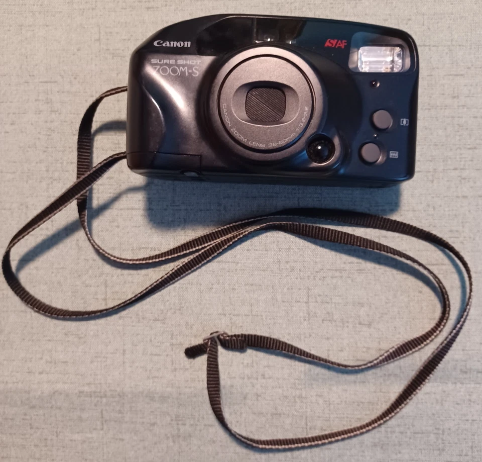 Câmera de Filme 35mm Canon Sure Shot Zoom S AF Point Shoot 38-60mm Peças? Ver Desc - Imagem 2 de 4