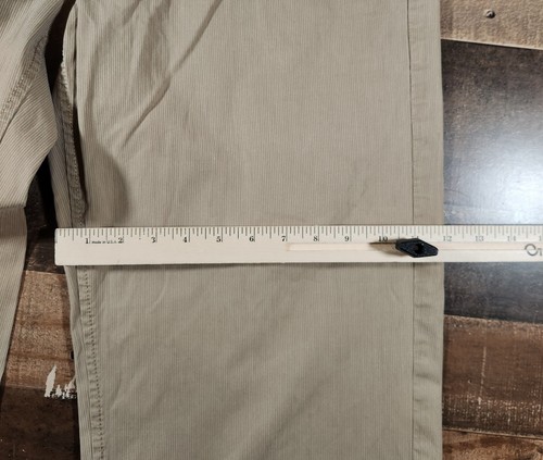 Vintage Gap Chino Pants Mens Medium 34x31 Beige Khaki Y2K Striped Baggy - Picture 4 of 18