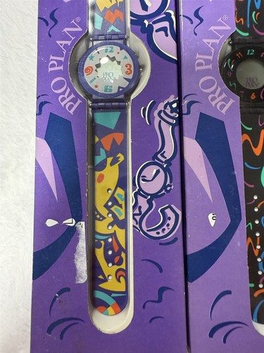 VINTAGE PURINA PRO PLAN WRISTWATCH SET OF 4 PROMO WATCH - Picture 9 of 10