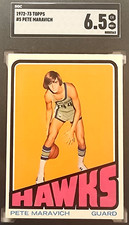 1972 TOPPS #5 PETE MARAVICH SGC 6.5 EX-MT+ HOF