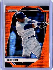 2025 Panini Prizm #134 Sammy Sosa Orange Pulsar Prizms #/399