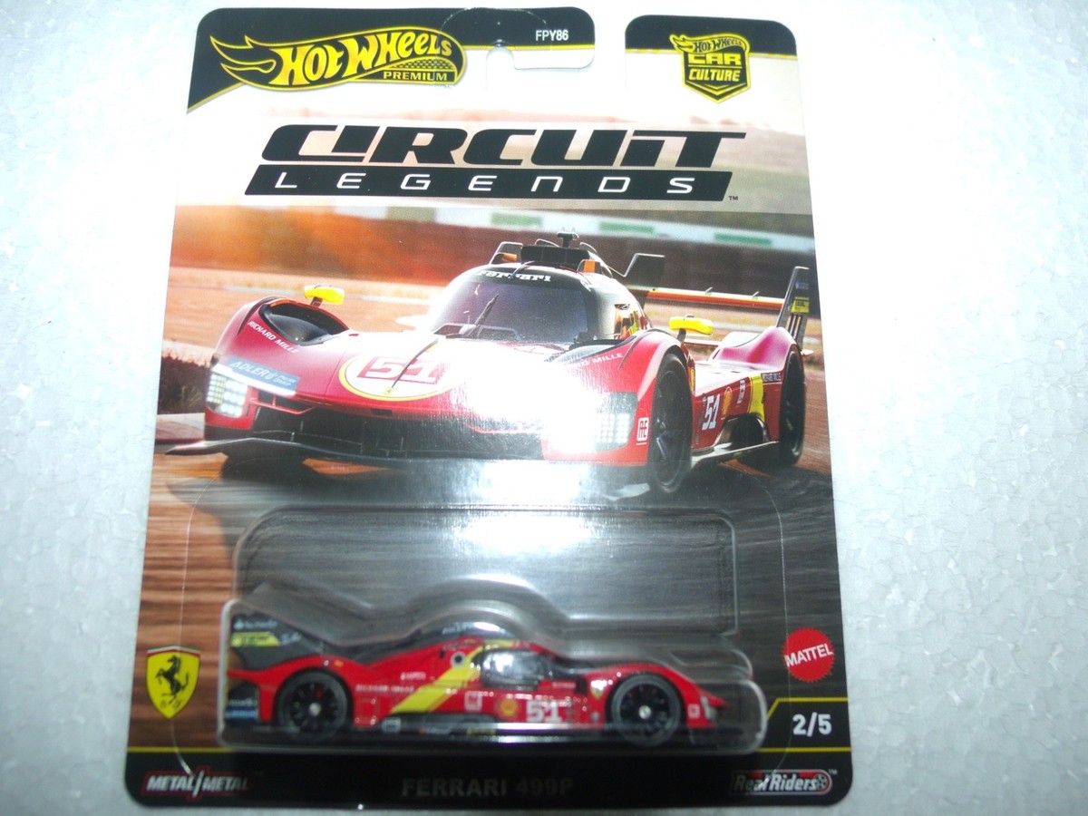 Hot Wheels Ferrari 499P 30台 Amazon.com: Hot Wheels Premium Car Culture - Circuit Legends