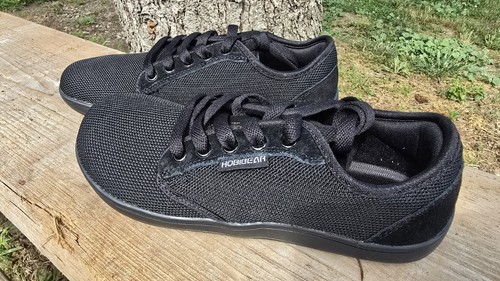 *NEU IM KARTON* HOBIBEAR Weite minimalistische Barfußschuhe Unisex - schwarz auf schwarz
