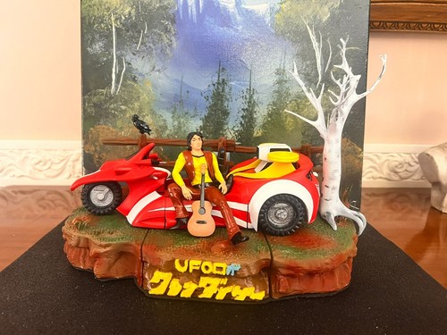 ACTARUS DUKE FLEED diorama Goldrake GRENDIZER Action Figure DIPINTO - Foto 1 di 12