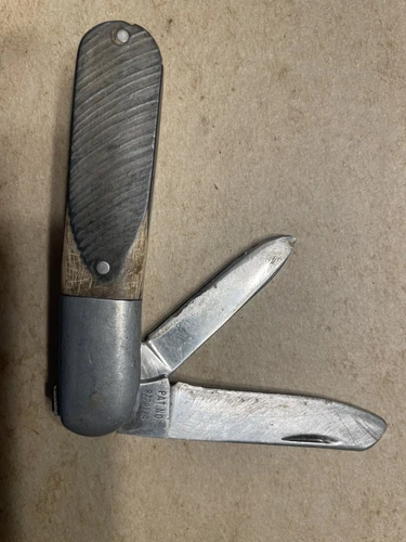 VINTAGE BOKER TREE BRAND SOLINGEN GERMANY SAWCUT DELRIN BARLOW KNIFE (20534)