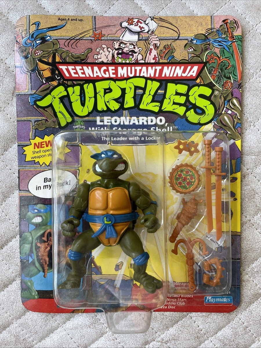 RARE Playmates Toys 1991 TMNT Leonardo Unpunched Teenage Mutant