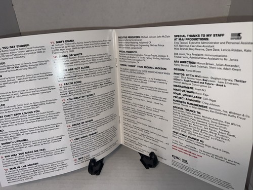 MICHAEL JACKSON - Number Ones - CD With Book and Folder - RARE - Picture 5 of 6