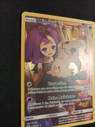 Carte Pokémon Mimiqui 245/236 Éclipse Cosmique - Photo 2/4