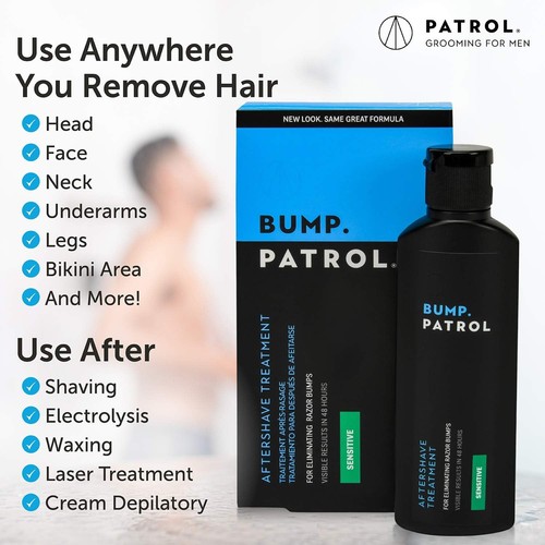 Bump Patrol Sensitive Strength Aftershave Formula - Gentle After 2 Fl Oz - Picture 3 of 8