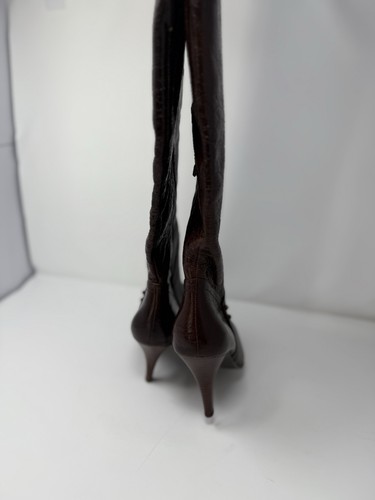 NINE WEST TRURMAN COGNAC BROWN KNEE BOOTS! Size 10 M - NEW MSRP Was $179.00 - Picture 3 of 9