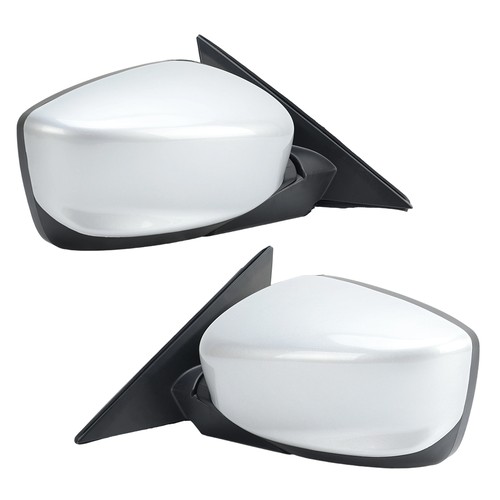 3Pin Left+Right Electric Door Mirror For Honda Accord 2008-12 Silver Manual Fold - Picture 6 of 13