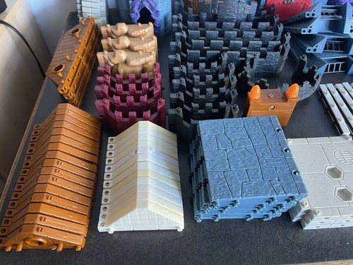 Vintage Imaginext Battle Castle Lot Playset Accessories Parts 2001 - Picture 3 of 5