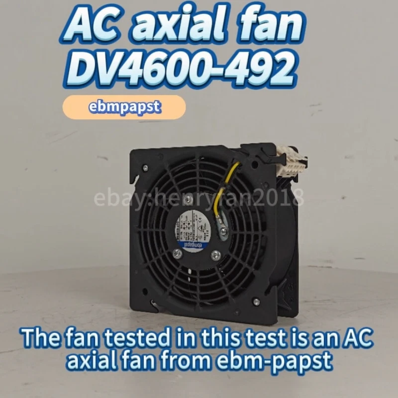 DV4600-492 Ebmpapst Axial Fan AC 115V 18/19W 240/220mA For Cabinet Cooling Fan - Image 2 of 4