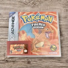Pokemon: FireRed Version w/ Case (Nintendo Game Boy Advanced, 2004) Tested USA