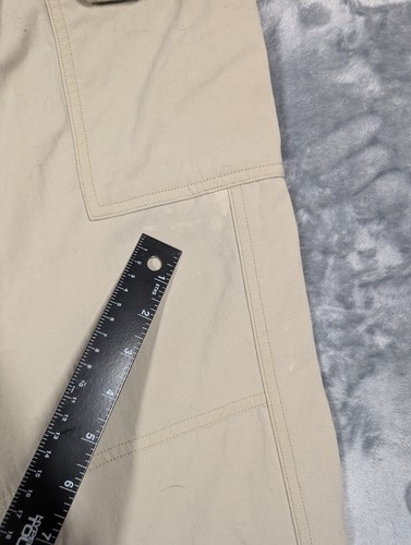 Pantalones cargo de colección Patagonia para hombre 30x32 caqui beige exterior senderismo ropa de trabajo utilitaria - Imagen 9 de 12